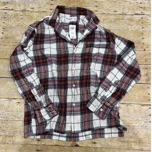 NWT - Abercrombie & Fitch Soft A&F Sleep Shirt (Red, White, Black / Small)